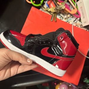 Air Jordan 1 retro high  oh ps patent bred